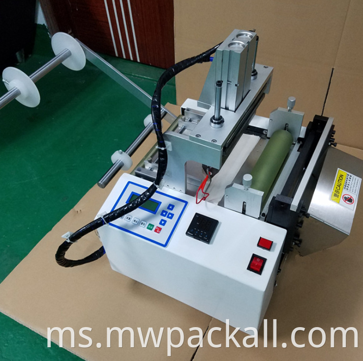 Roll to sheet heat seal cutting machine membuat mesin mengeluarkan beg plastik dengan harga terus kilang